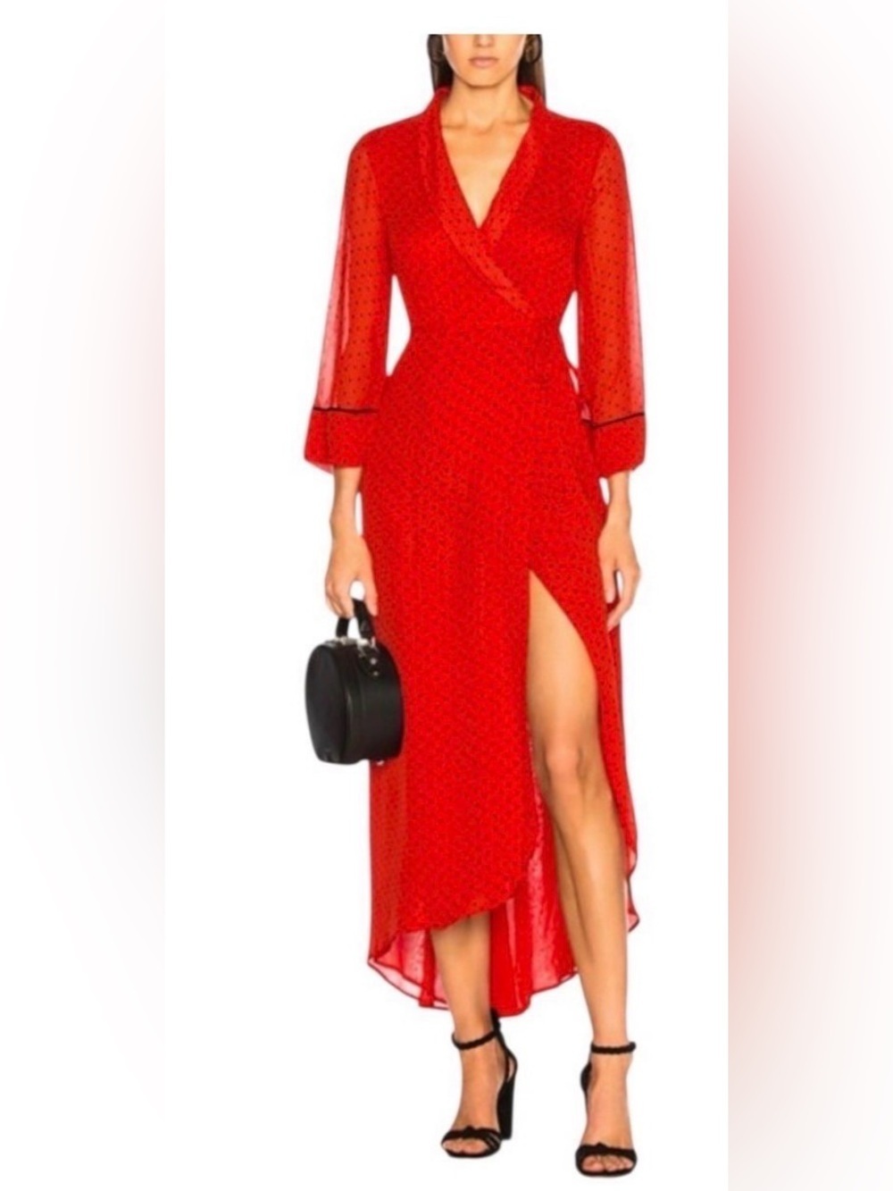 Ganni Red Polka Dot
Wrap Dress